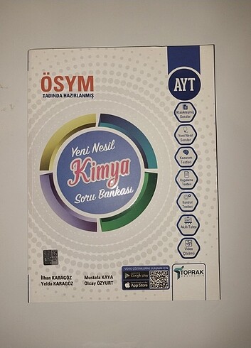 TOPRAK AYT KİMYA SORU BANKASI