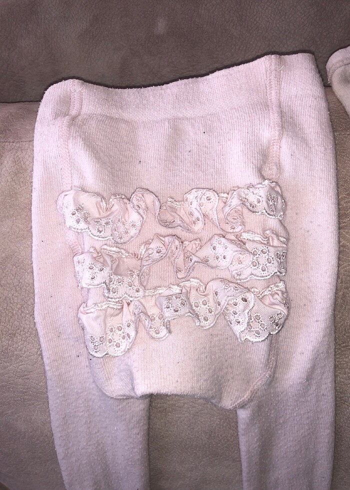 1 yaş için uzun pamuklu çorap - Görsel 3