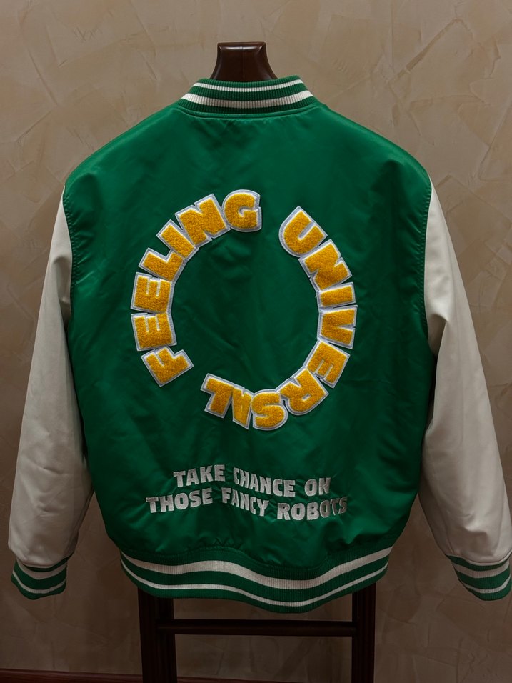 Zara Yeşil Baskılı erkek kolej Ceket - Görsel 2