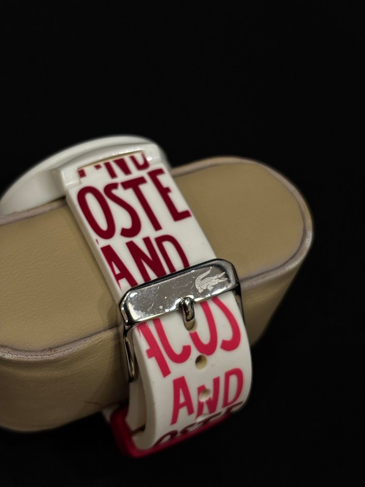 Beyaz Lacoste kadın Kol Saati - Görsel 2