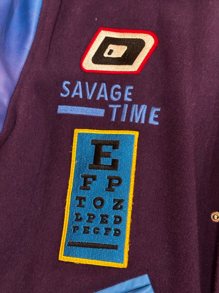 Zara Mor Baskılı Uzun Kollu kolej Ceket - Görsel 4