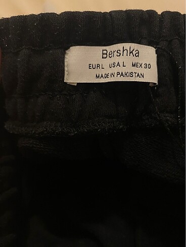 l Beden siyah Renk Bershka Kargo Esofman