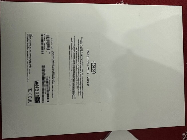 Apple İPAD 9.NESİL 256GB WİFİ CELLULAR