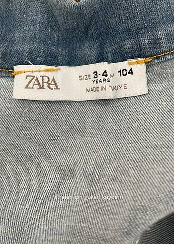 Nakışlı Düğmeli Kız jean etek yelek takım hiç giyilmemiş - Görsel 3