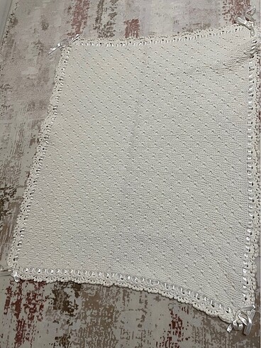 Bebek battaniyesi  el emeği - Görsel 3