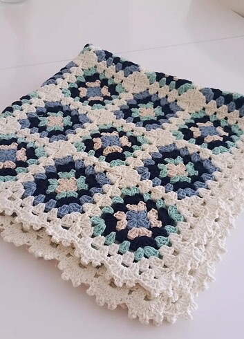 Koton iplikten bebek battaniyesi  - Görsel 7