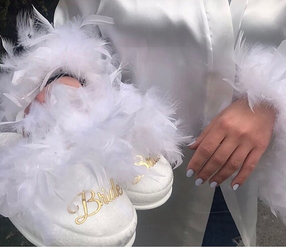 s Beden Bride sabahlık ve terlik