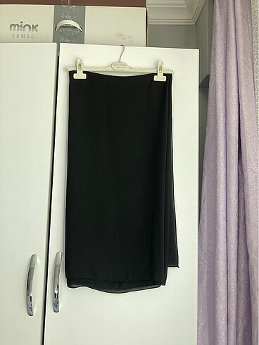Siyah ayrobin caz 140 cm eşarp tesettür