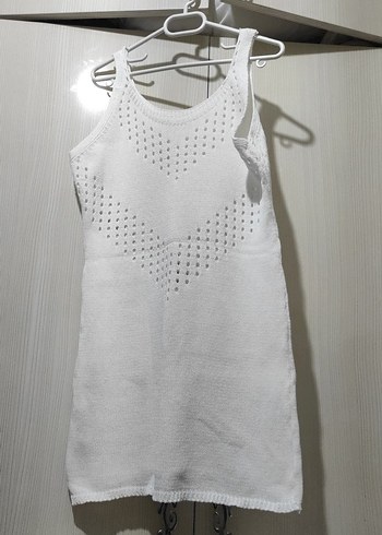 Beyaz plaj elbisesi - Görsel 2