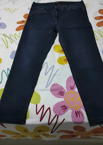 Lacivert Kadın Denim Pantolon