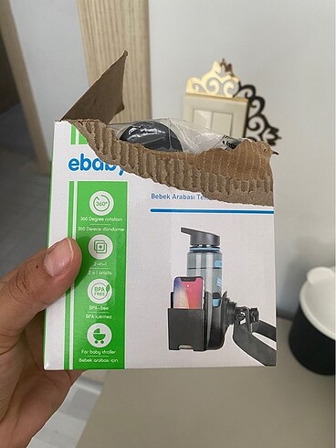 Bebek arabası bardak tutucu