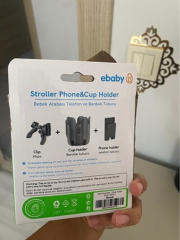 Diğer Beden Bebek arabası bardak tutucu