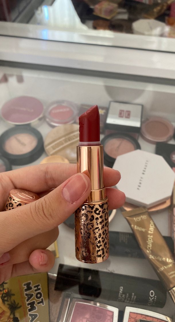 Charlotte Altın Renkli Leopar Desenli Ruj - Görsel 4