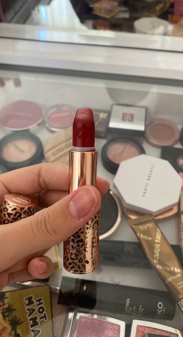 Charlotte Altın Renkli Leopar Desenli Ruj - Görsel 3