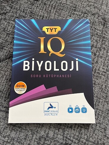 Paraf iQ tyt biyoloji soru bankası