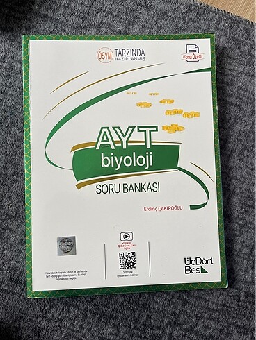 Ayt biyoloji soru bankası 345 yayınları