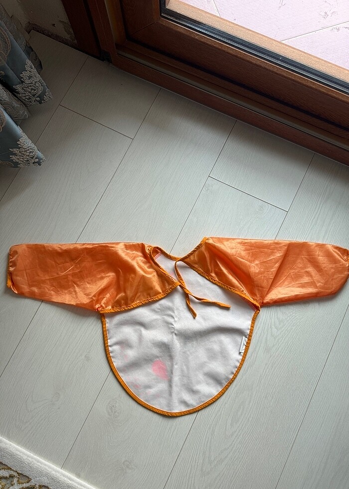 Uzun kollu bebek önlüğü - Görsel 5