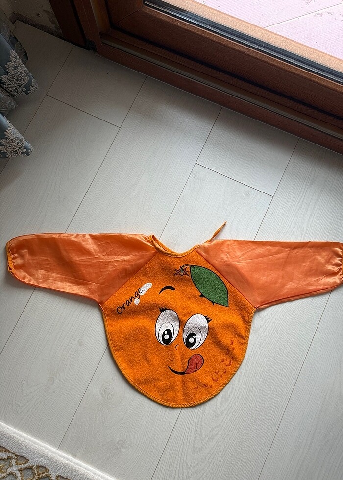 Uzun kollu bebek önlüğü - Görsel 4