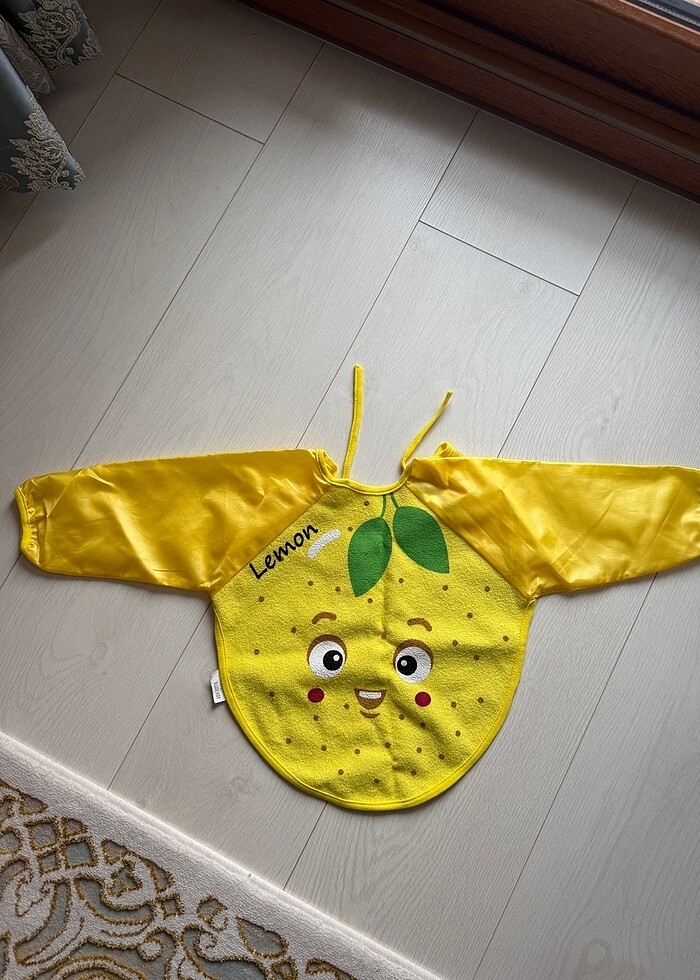 Uzun kollu bebek önlüğü - Görsel 2