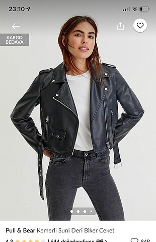 pull and bear deri ceket