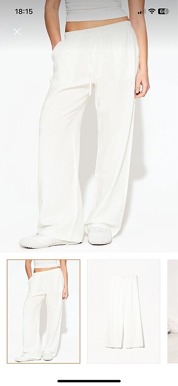 bershka keten pantolon