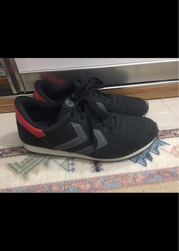 Hummel siyah spor ayakkabı - Görsel 2