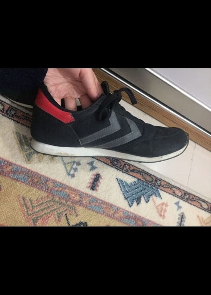 Hummel siyah spor ayakkabı - Görsel 4