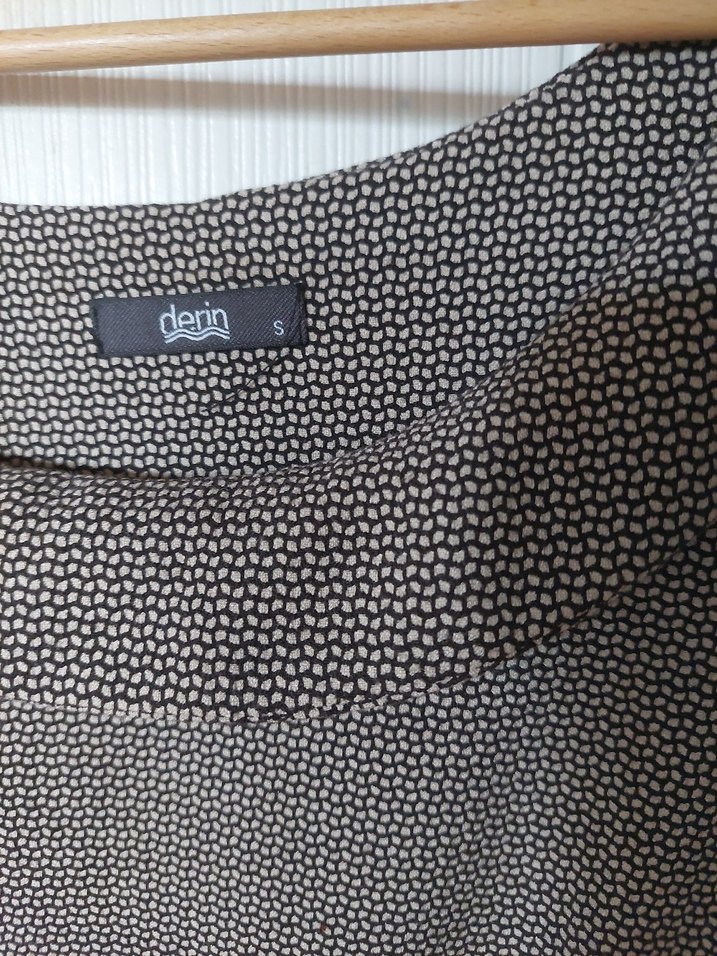 Derin Kısa Kollu şık Bluz - Görsel 3