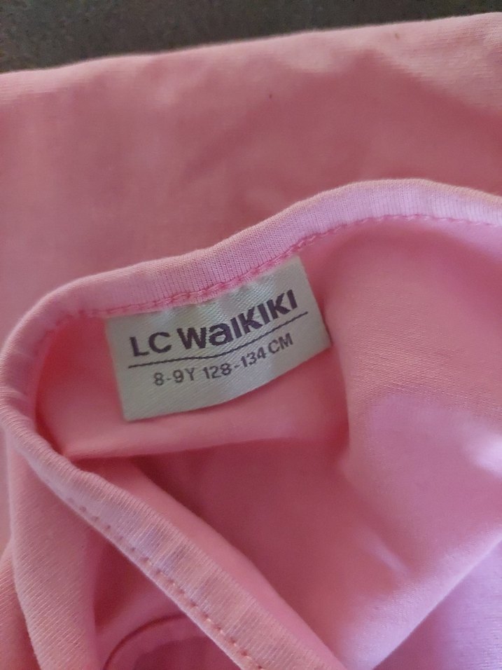 Pembe Baskılı Crop Top - Görsel 3