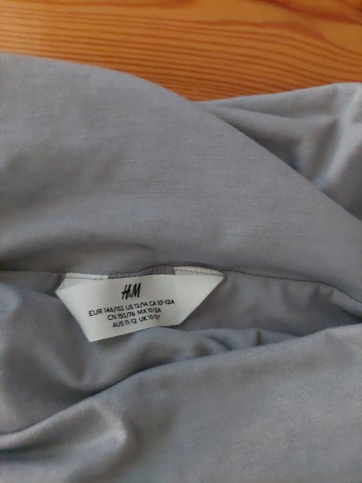 Gri Drapeli Uzun Kollu Degaje Bluz - Görsel 2