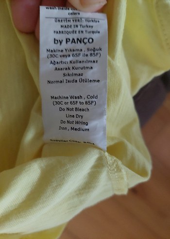 Kız Çocuk Sarı Fırfırlı Askılı Bluz - Görsel 4