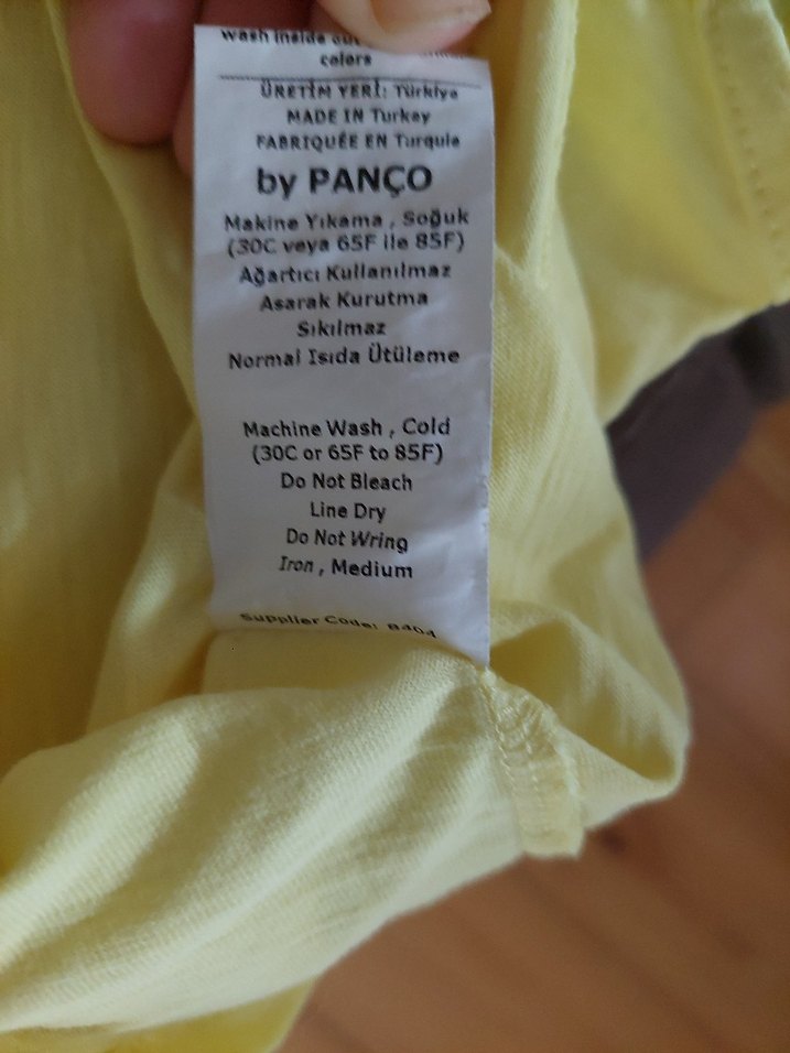 Kız Çocuk Sarı Fırfırlı Askılı Bluz - Görsel 4