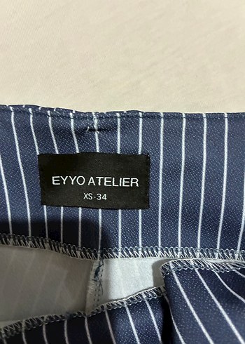 Lacivert Mini Şort Etek - Görsel 4