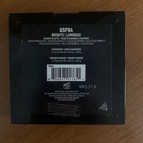  Beden NYX Professional Makeup Far Paleti