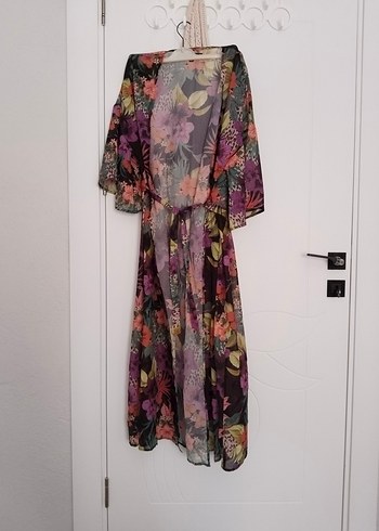 Çiçek Desenli sahil giysisi - Görsel 4