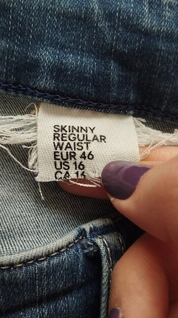 l Beden lacivert Renk Vintage yumuşak jeans