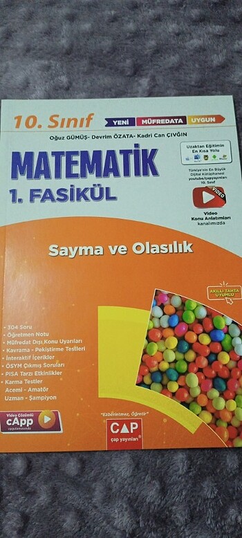 10.sınıf çap yayınları matematik 1. fasikül 