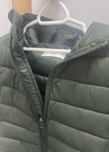 Erkek Çocuk Haki Fermuarlı Mont - Görsel 2