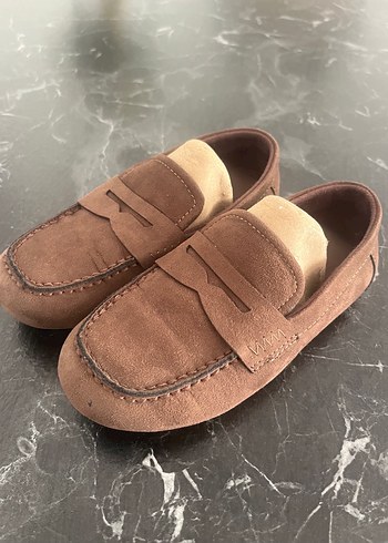 Kahverengi Süet Erkek Çocuk Makosen - Görsel 4