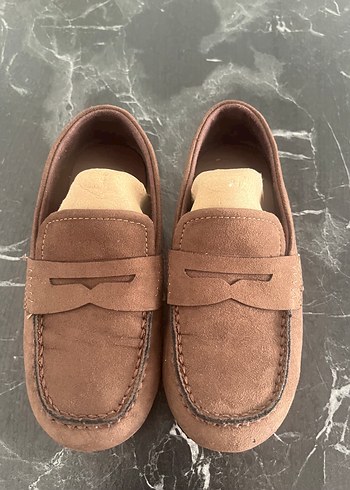 Kahverengi Süet Erkek Çocuk Makosen - Görsel 2