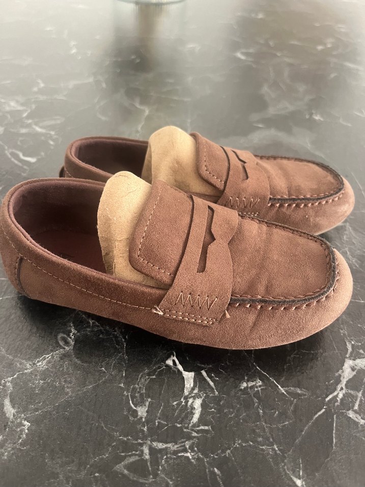 Kahverengi Süet Erkek Çocuk Makosen - Görsel 3