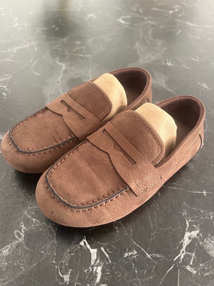 Kahverengi Süet Erkek Çocuk Makosen - Görsel 4