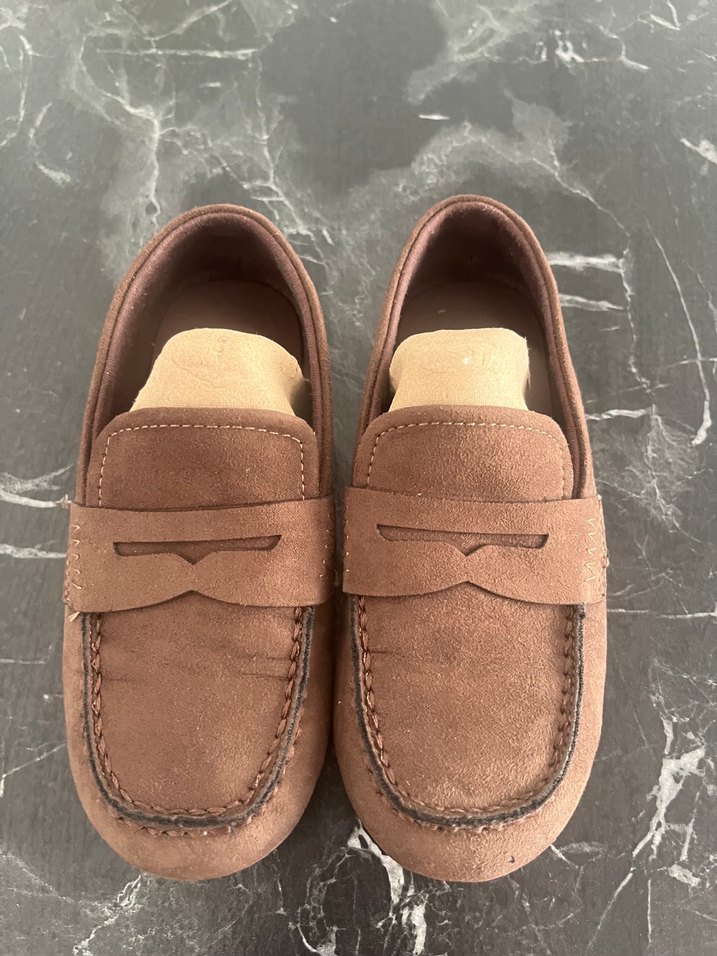 Kahverengi Süet Erkek Çocuk Makosen - Görsel 2