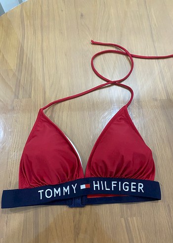 Tommy Hilfiger Kırmızı İpli Bikini Üstü