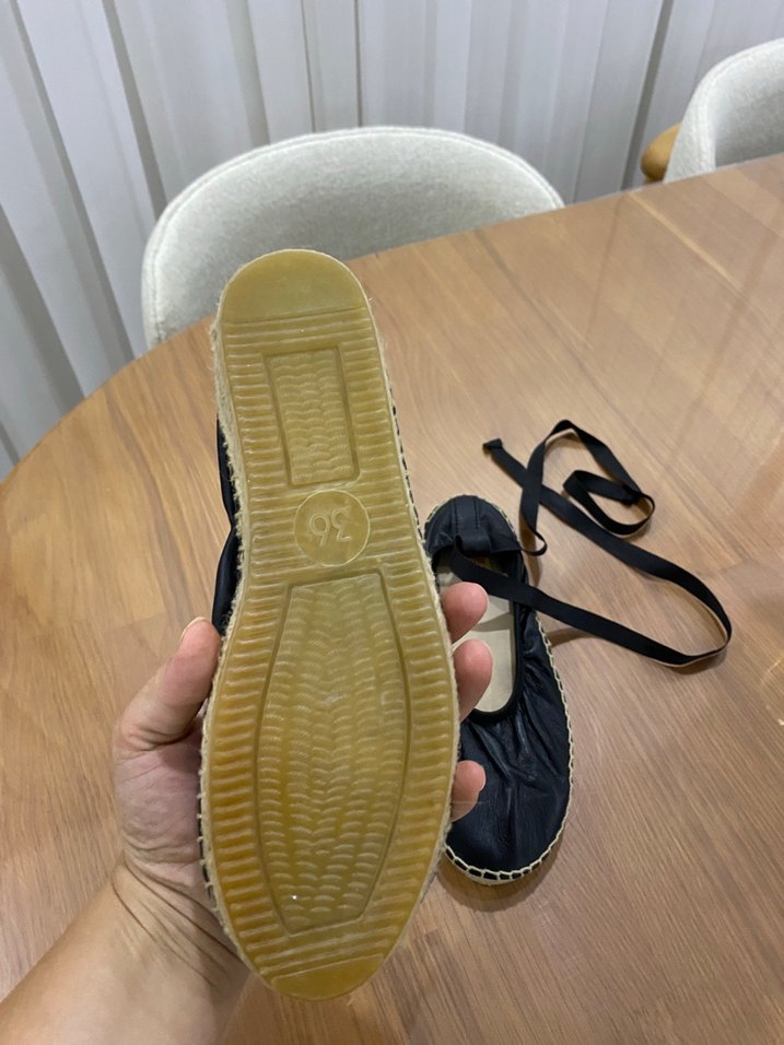 Siyah Bantlı Kadın Espadril - Görsel 4