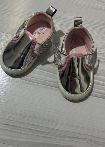Kız Bebek Gri İlk Adım Ayakkabısı