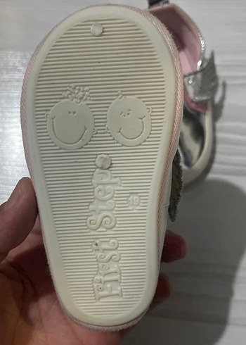 First Step Kız Bebek Gri İlk Adım Ayakkabısı