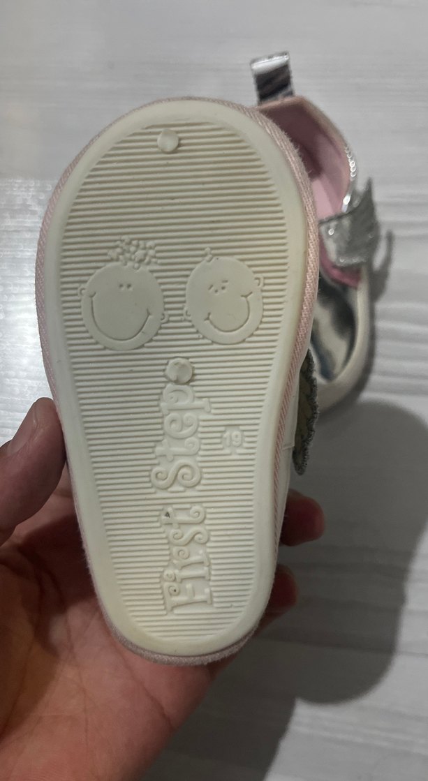 Kız Bebek Gri İlk Adım Ayakkabısı - Görsel 2