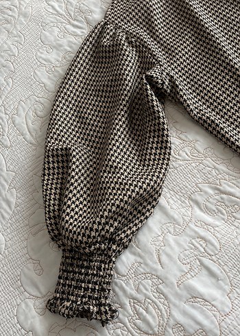 Düğmeli Uzun Kollu bayan Bluzu - Görsel 2