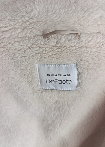 Beyaz Yüksek Yakalı Midi Kadın Kışlık Mont - Görsel 5